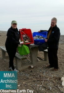 MMA Architect Inc. Cleans Beach at Point Pleee National Park